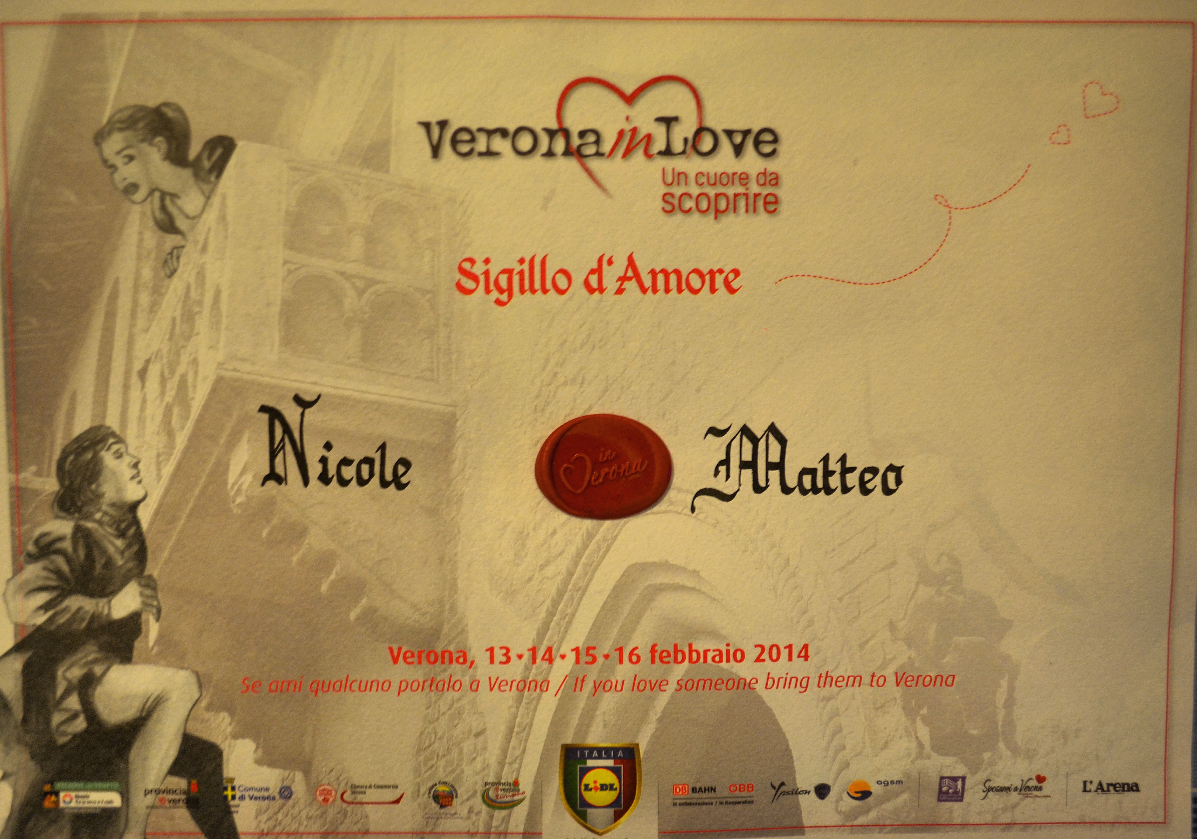 Sigillo d'amore Verona
