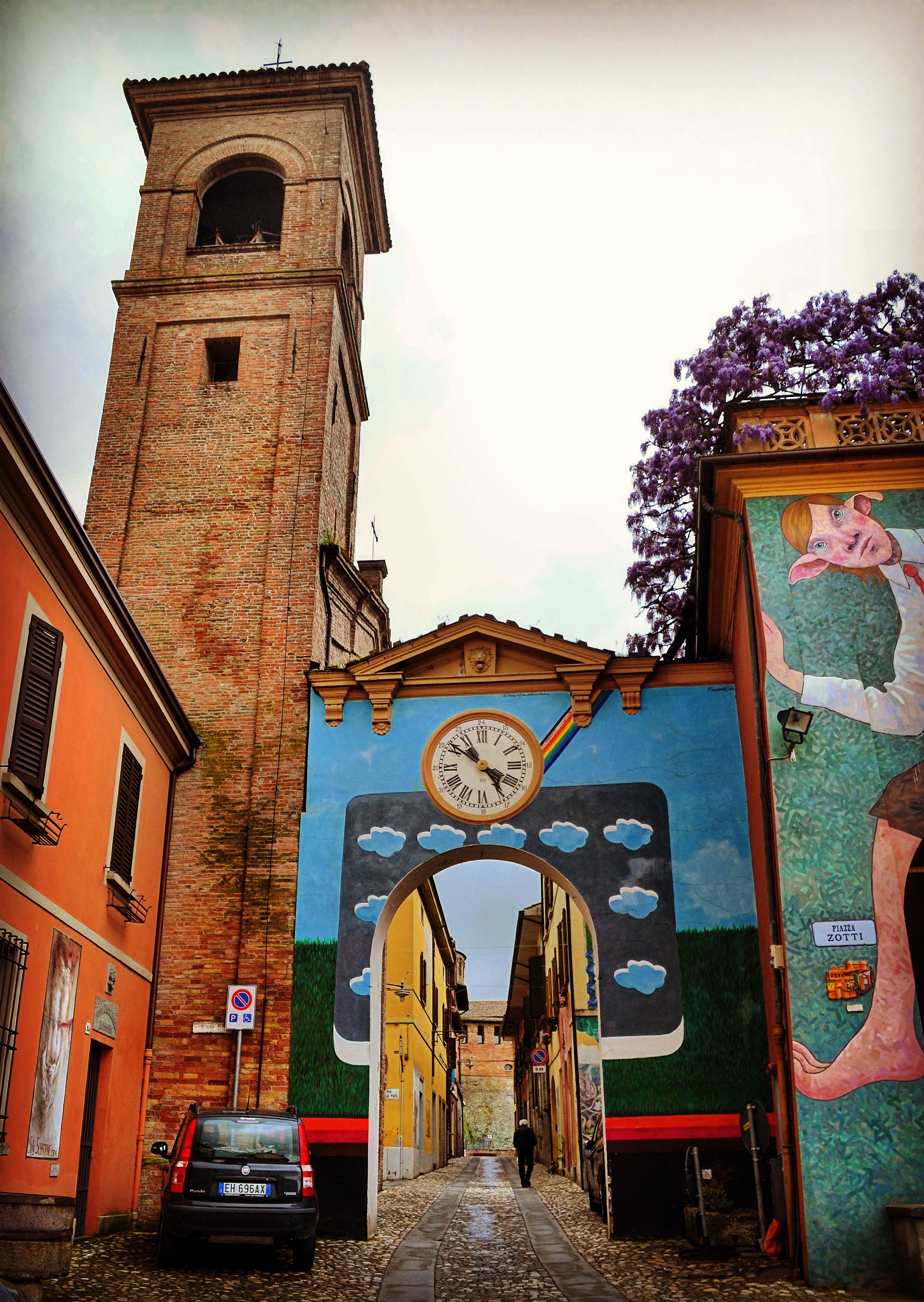 Arcobaleno Dozza Muro Dipinto