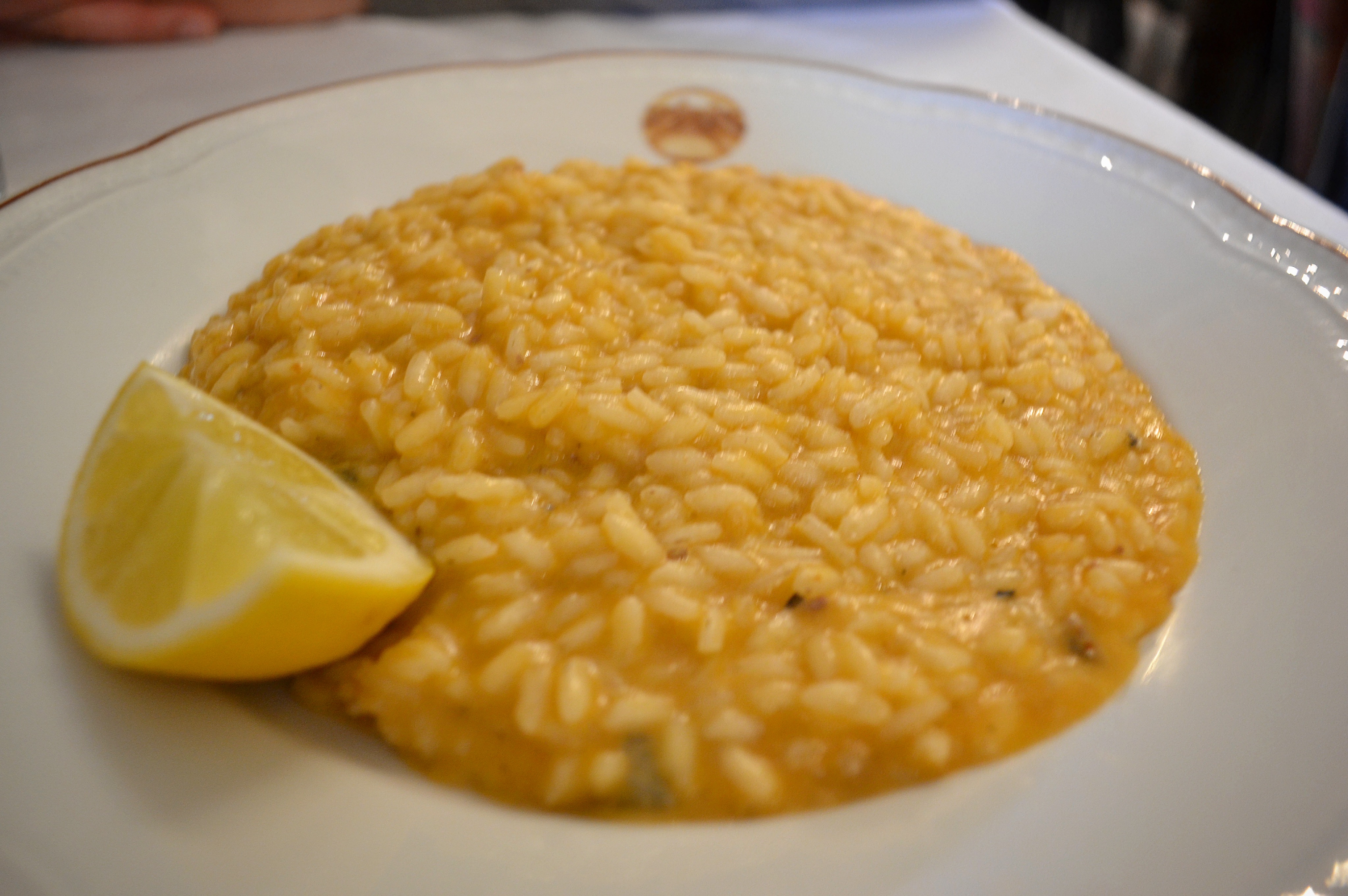 Risotto anguilla Trattoria Vasco e Giulia Comacchio