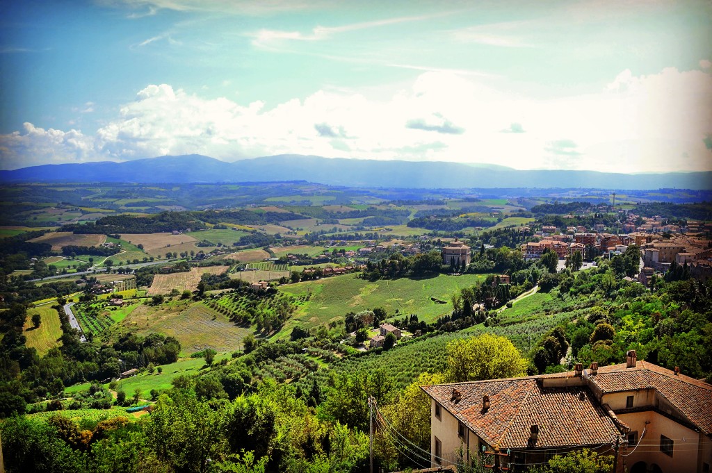 Panorama da Piazza Garibaldi Todi