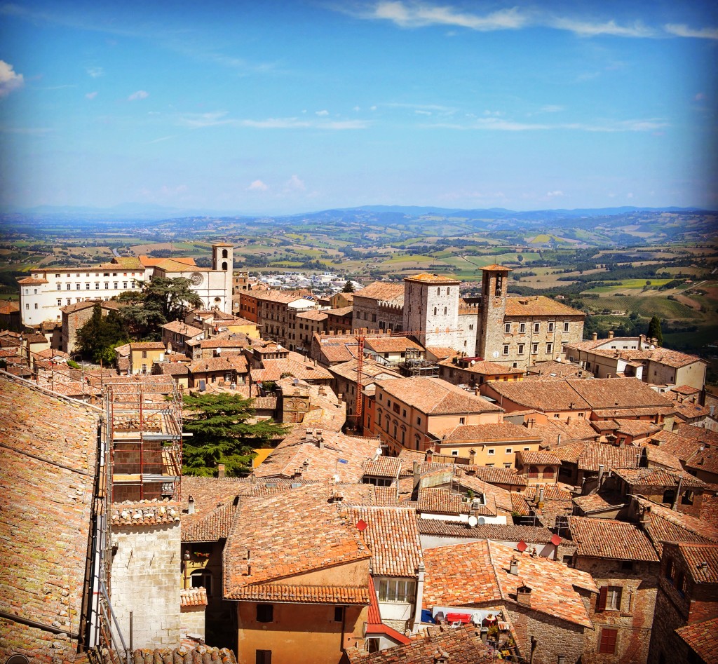 Panorama dal Campanile di San Fortunato Todi