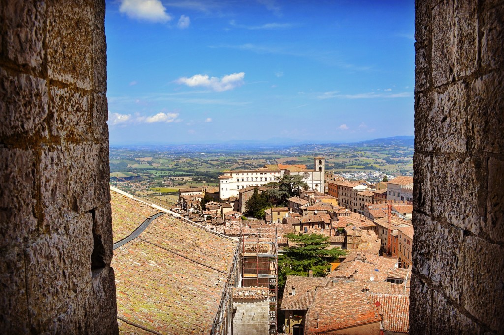 Panorama dal Campanile di San Fortunato Todi