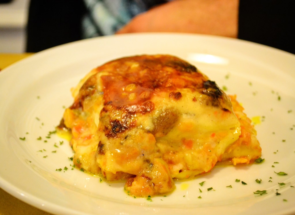 Lasagne di zucca Hostaria Savonarola Ferrara