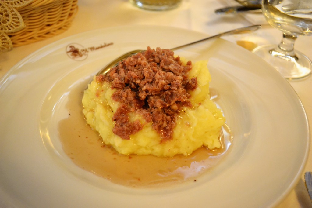 Salama da sugo con purè Trattoria Il Mandolino Ferrara