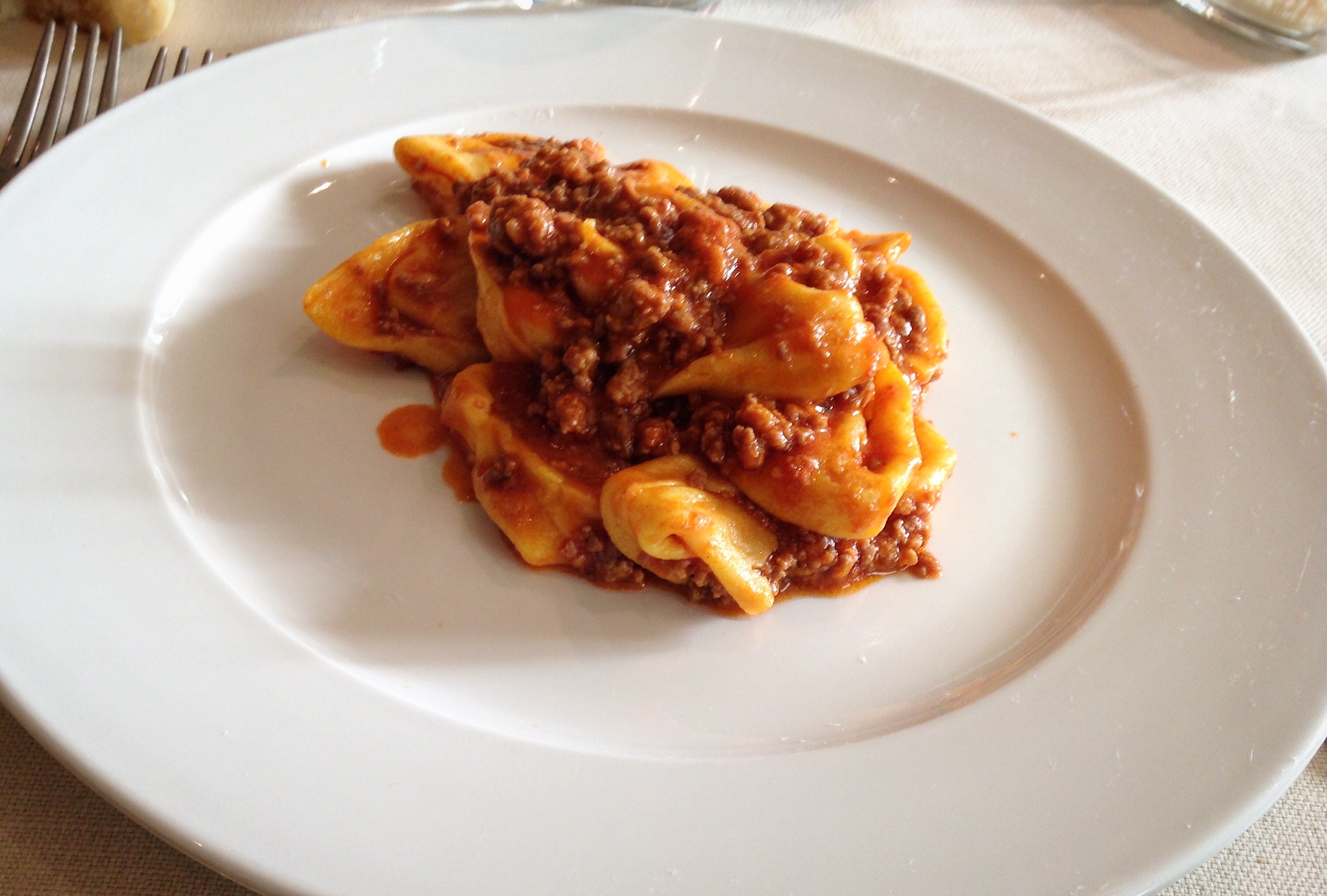 Cappellacci di zucca al ragù Ristorante Ca' d' Frara Ferrara