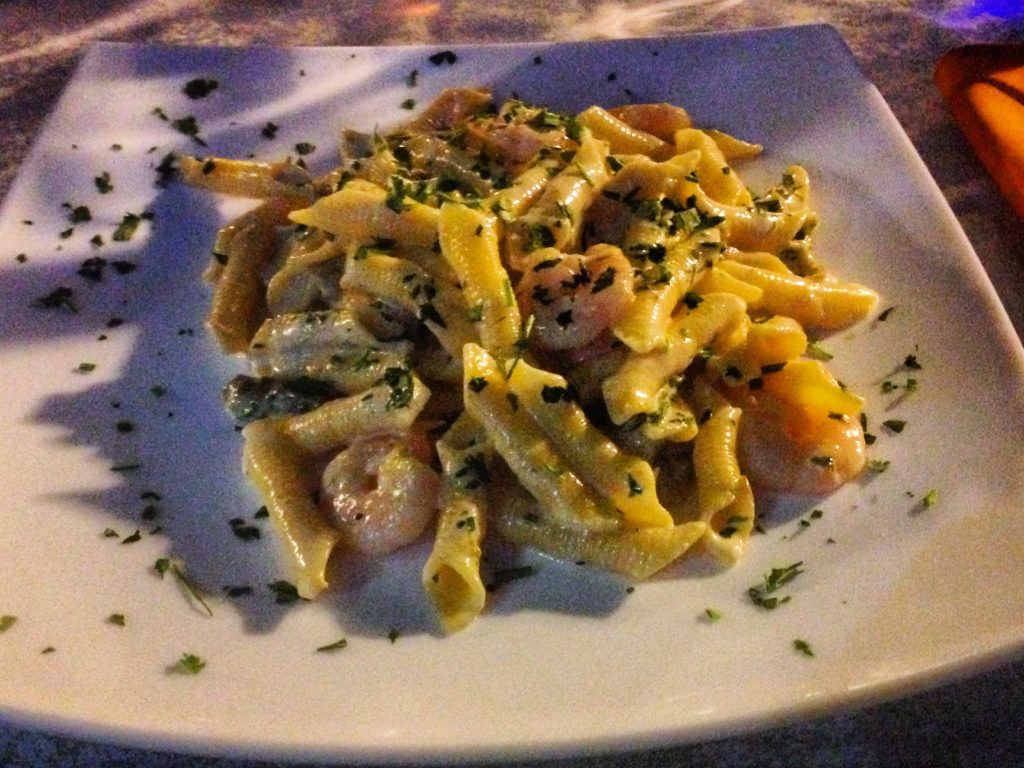 Ristorante Alla Balestra Gubbio Garganelli con asparagi e gamberi