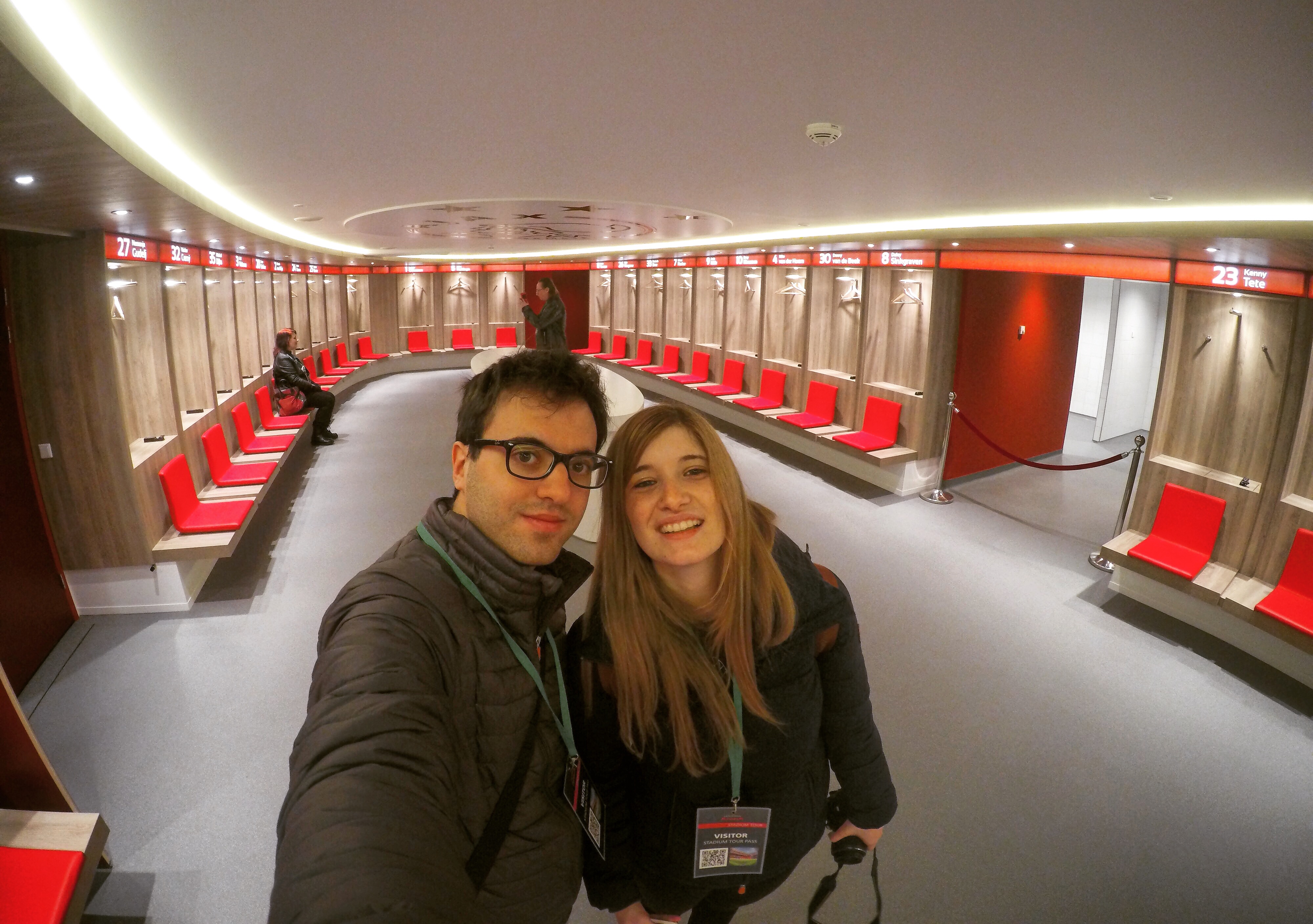 Amsterdam ArenA stadium tour spogliatoi