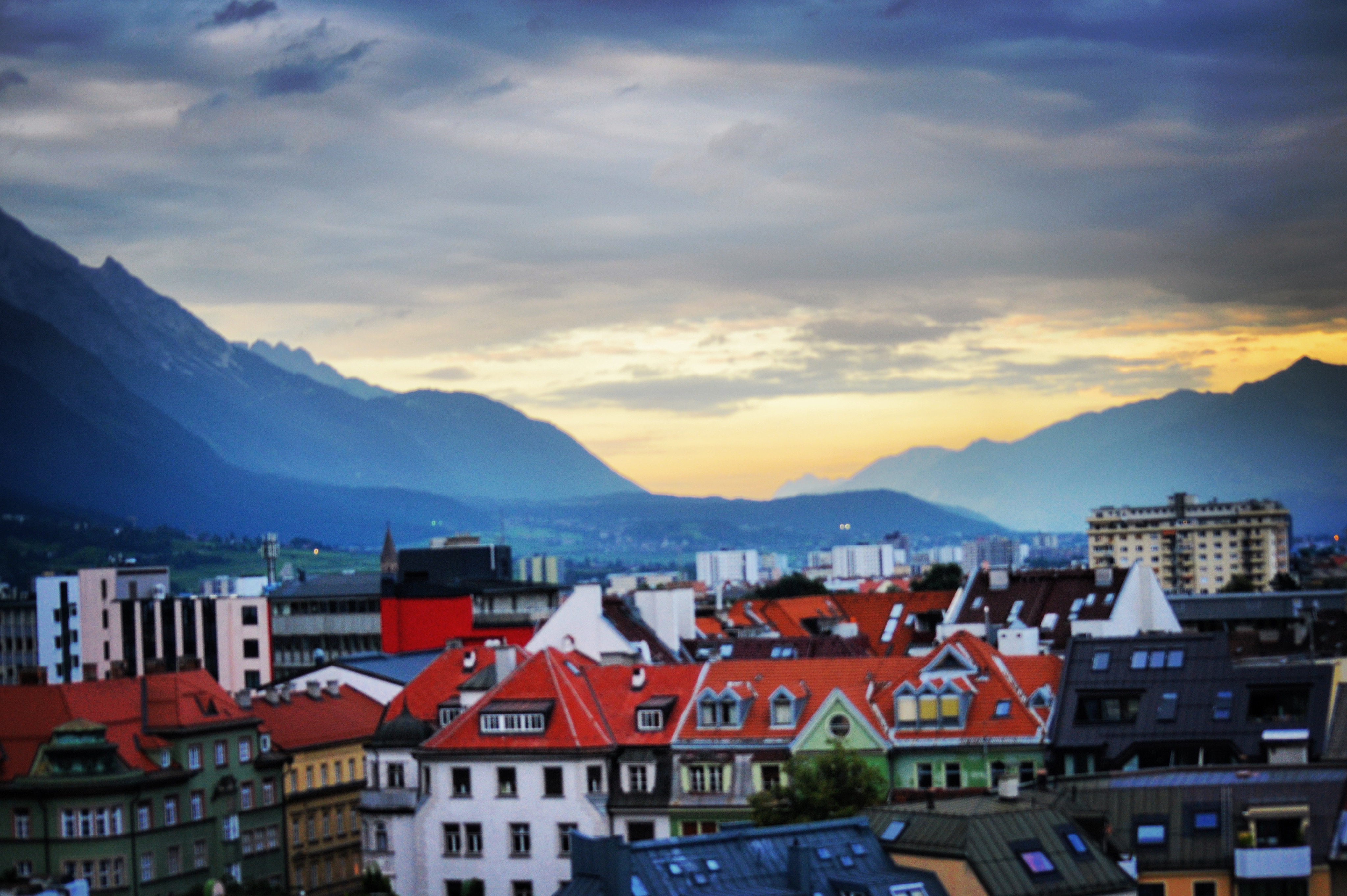 Hotel Hilton Innsbruck vista panoramica