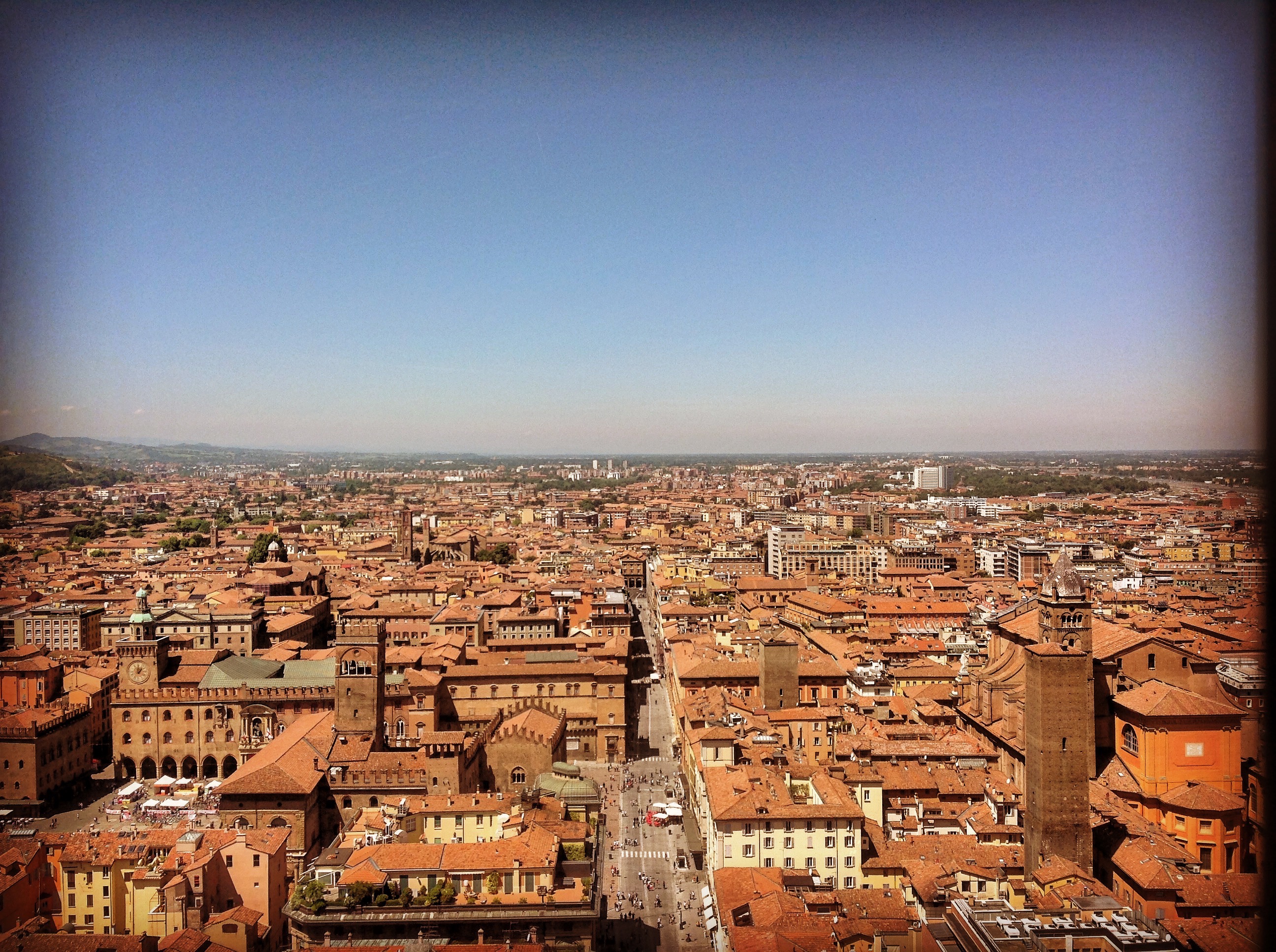 Torre degli Asinelli Bologna vista panoramica