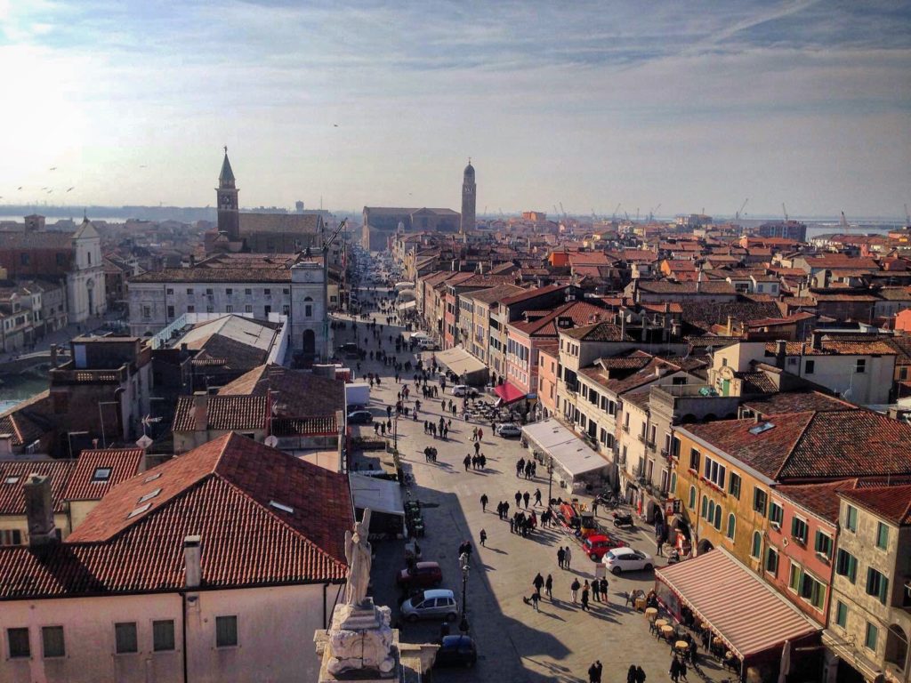 Panorama da Campanile di Sant'Andrea Chioggia