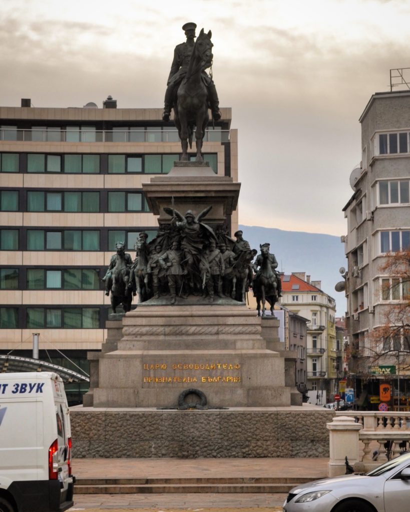 Monumento allo Tsar Liberator Sofia Bulgaria