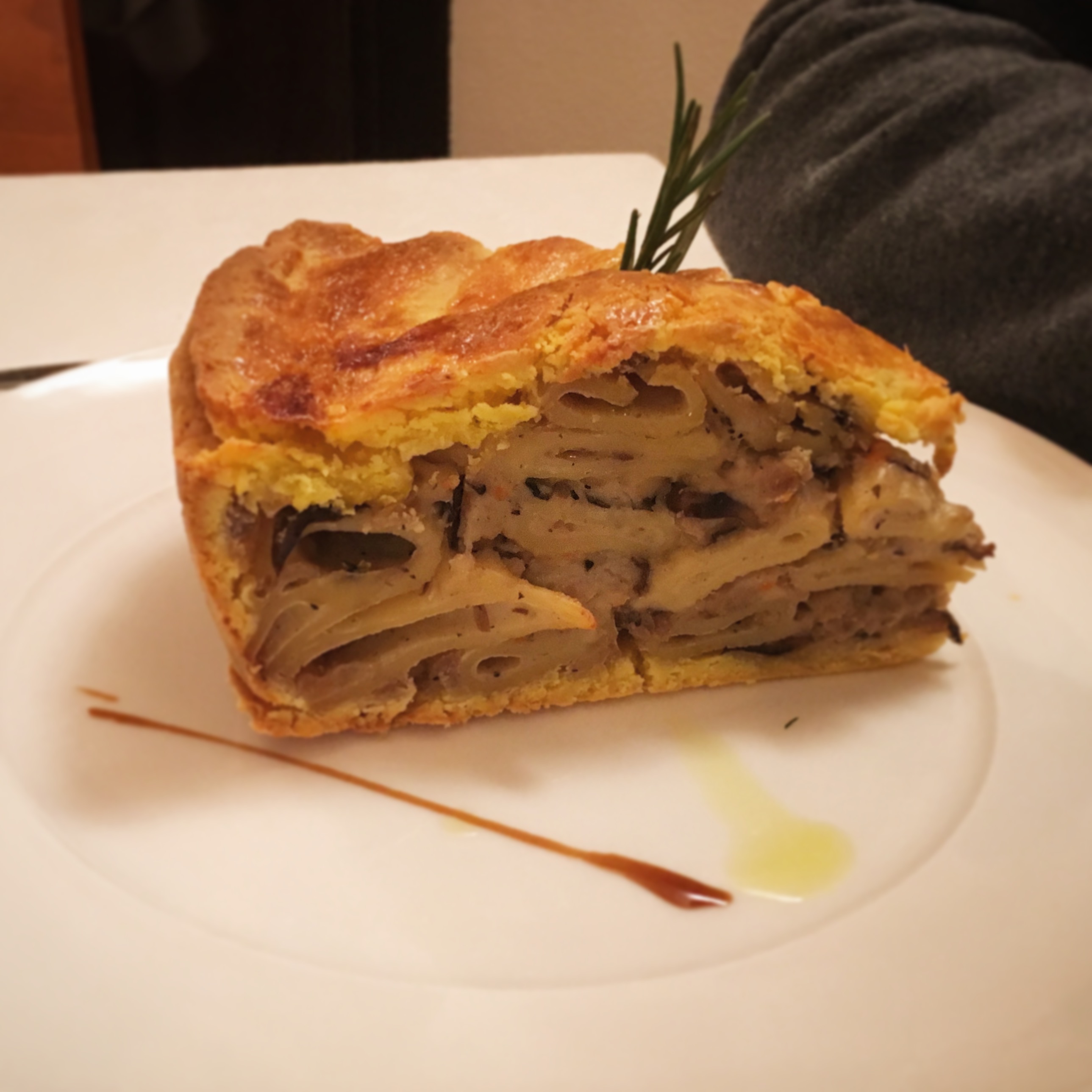 Agriturismo Principessa Pio pasticcio di maccheroni all'uso degli Estensi