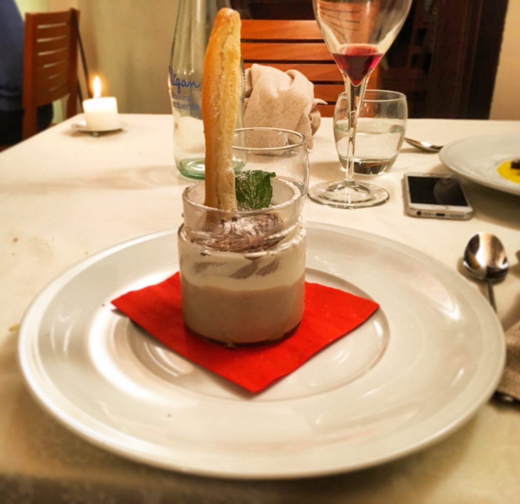 Agriturismo Principessa Pio mousse ai tre cioccolati