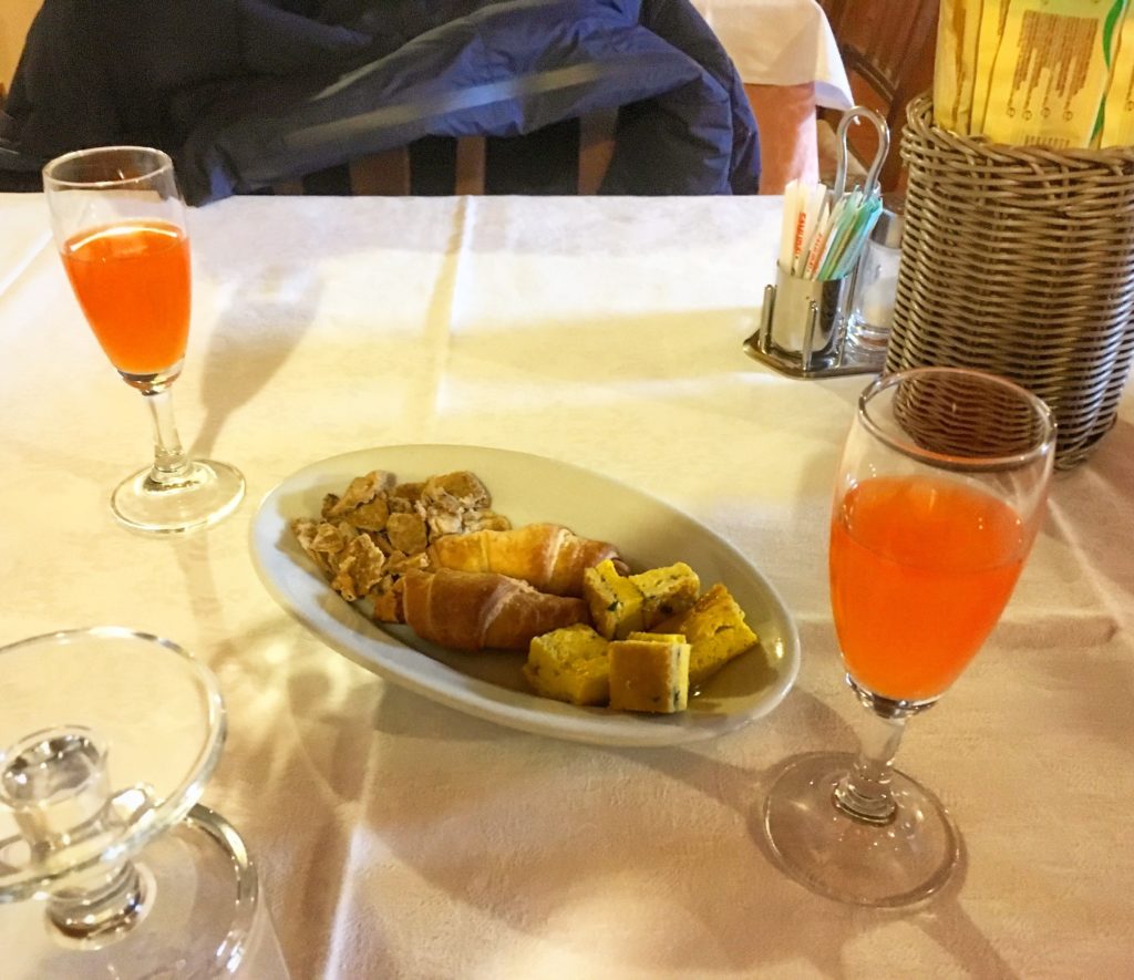 Agriturismo Alla Strozza Ferrara aperitivo di benvenuto