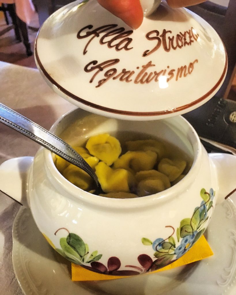 Agriturismo Alla Strozza Ferrara cappelletti in brodo