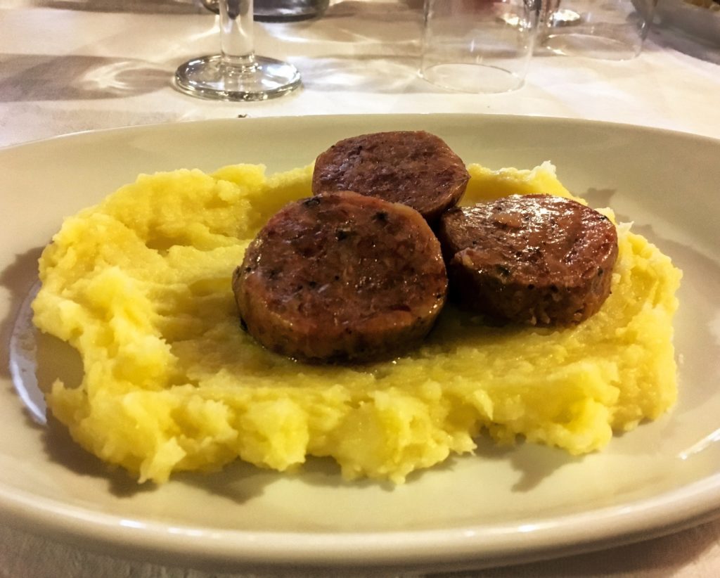 Agriturismo Alla Strozza Ferrara cotechino con purè