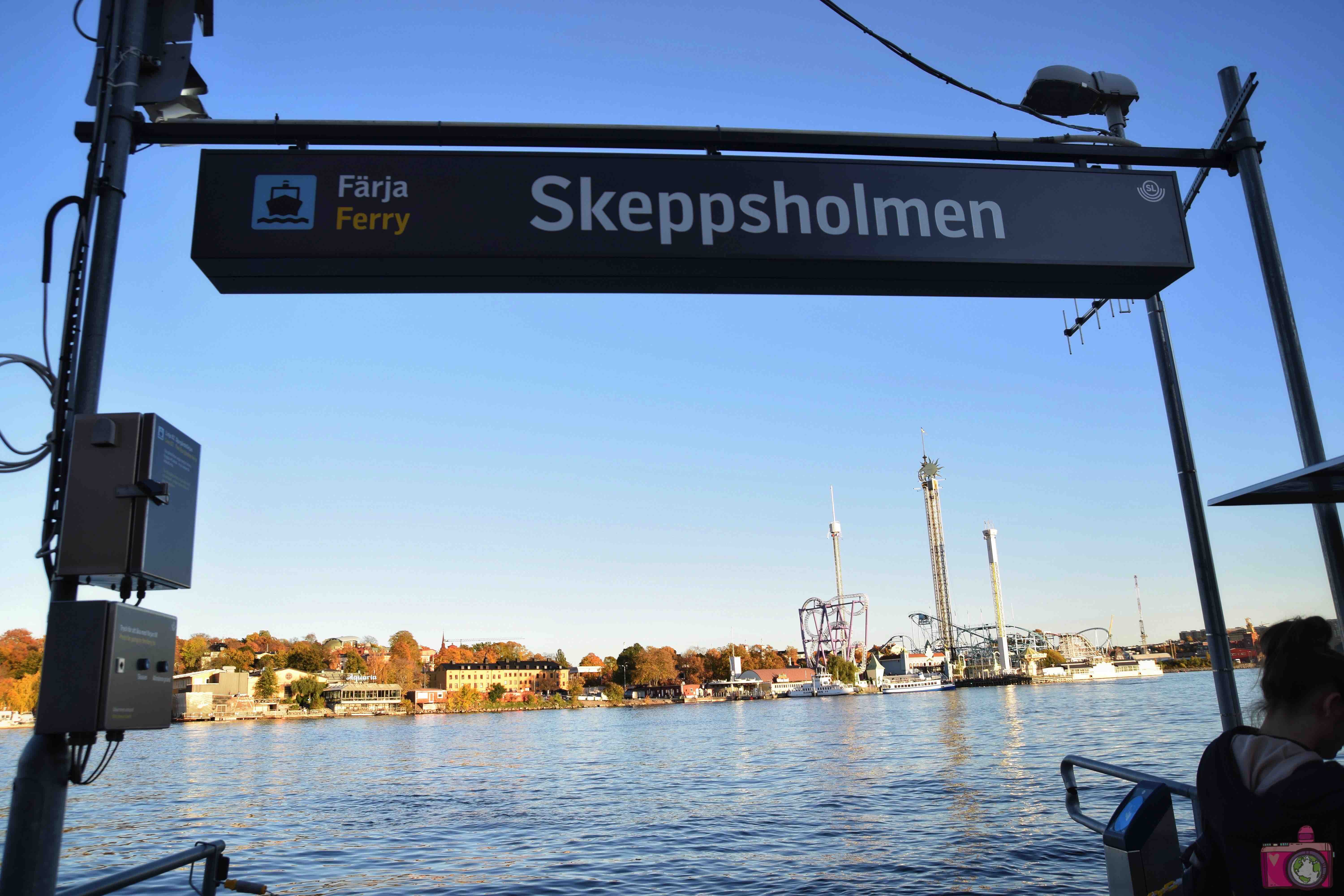 Visitare Stoccolma traghetto Skeppsholmen