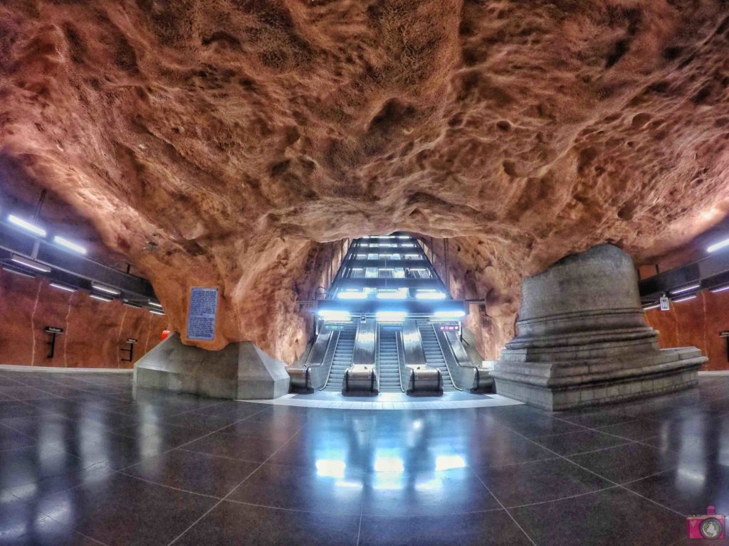 Tunnelbana Stoccolma Rådhuset 