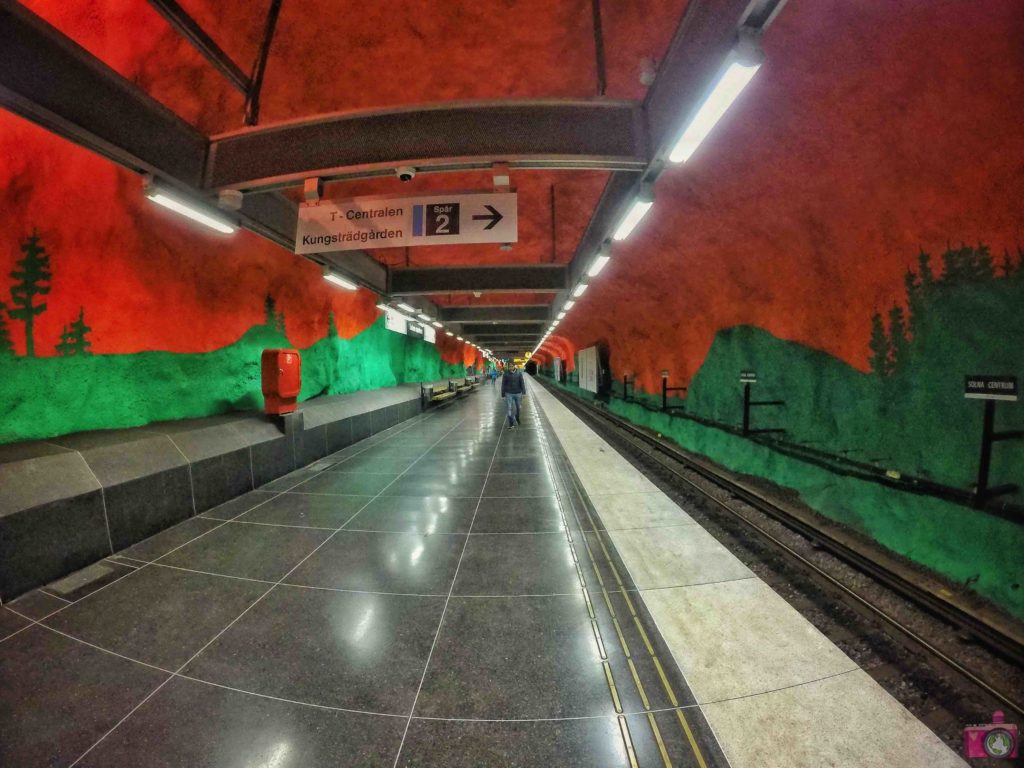 Tunnelbana Stoccolma Solna Centum