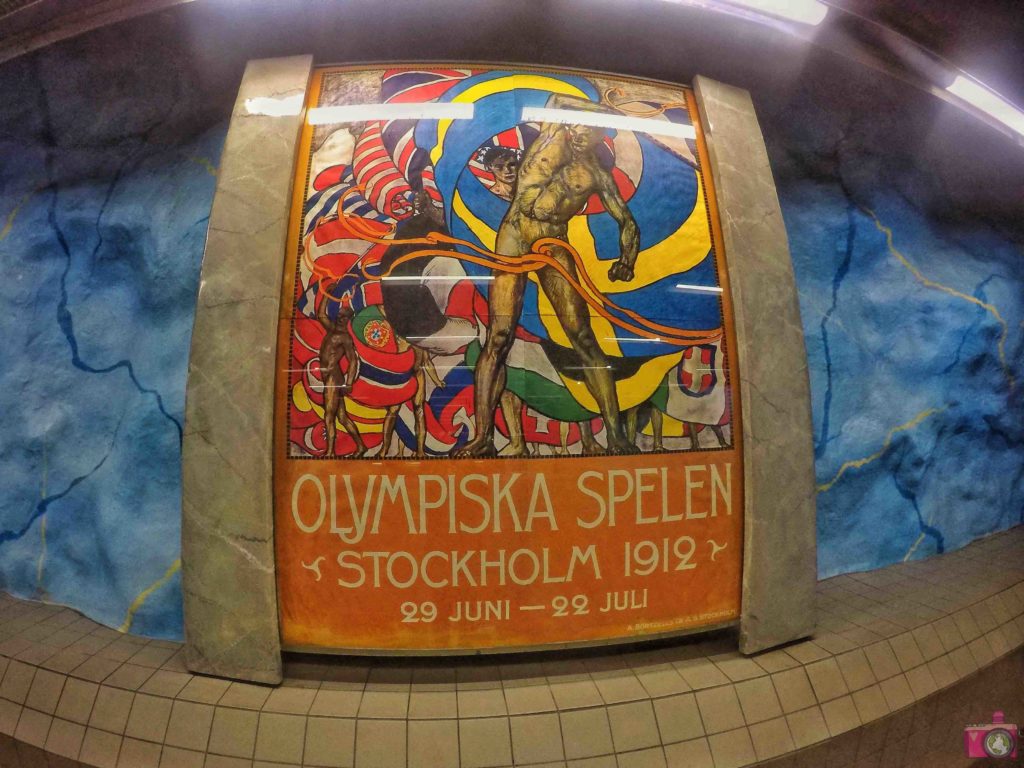 Tunnelbana Stoccolma Stadion