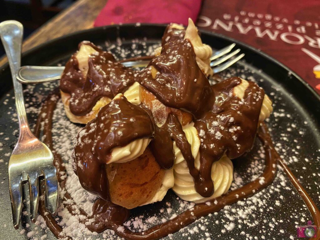 Rifugio Romano profiterole vegan senza glutine