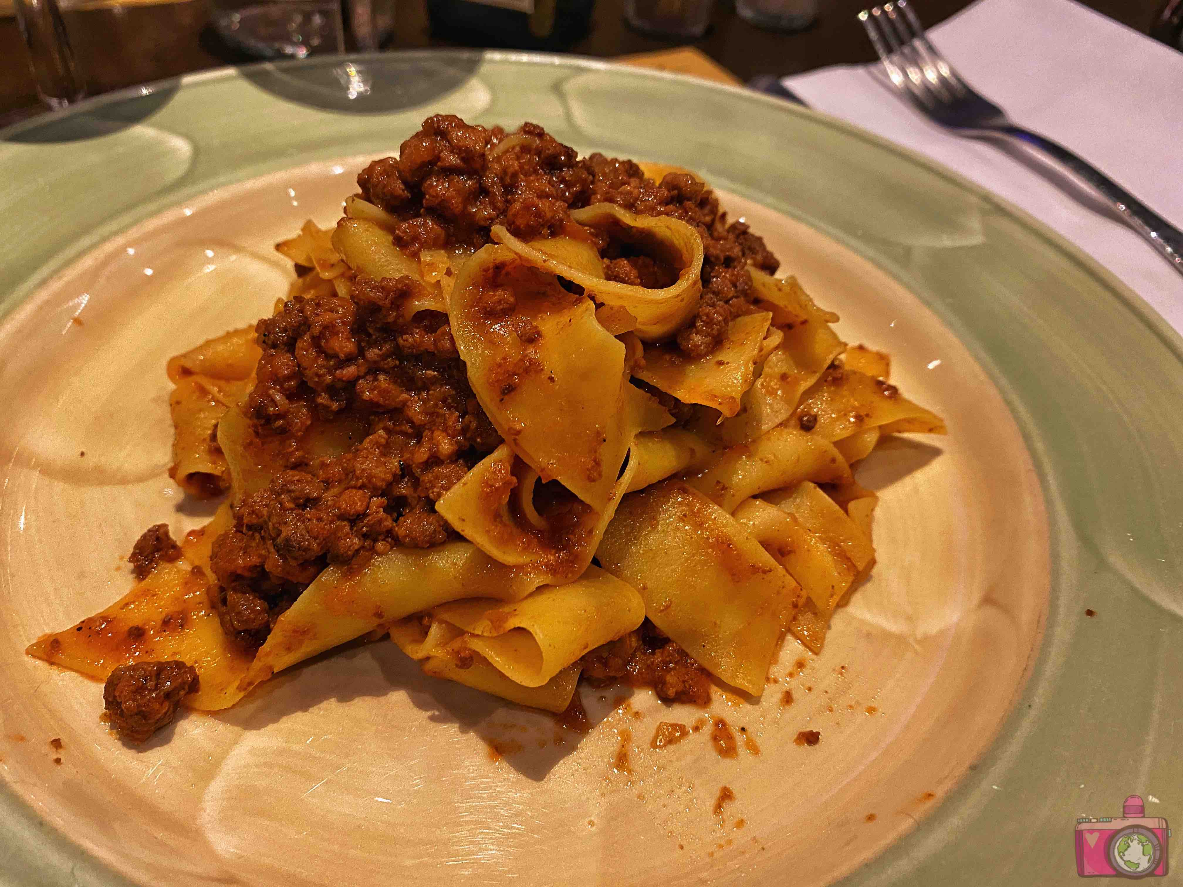 Trattoria Za Za pappardelle al ragu di cinghiale