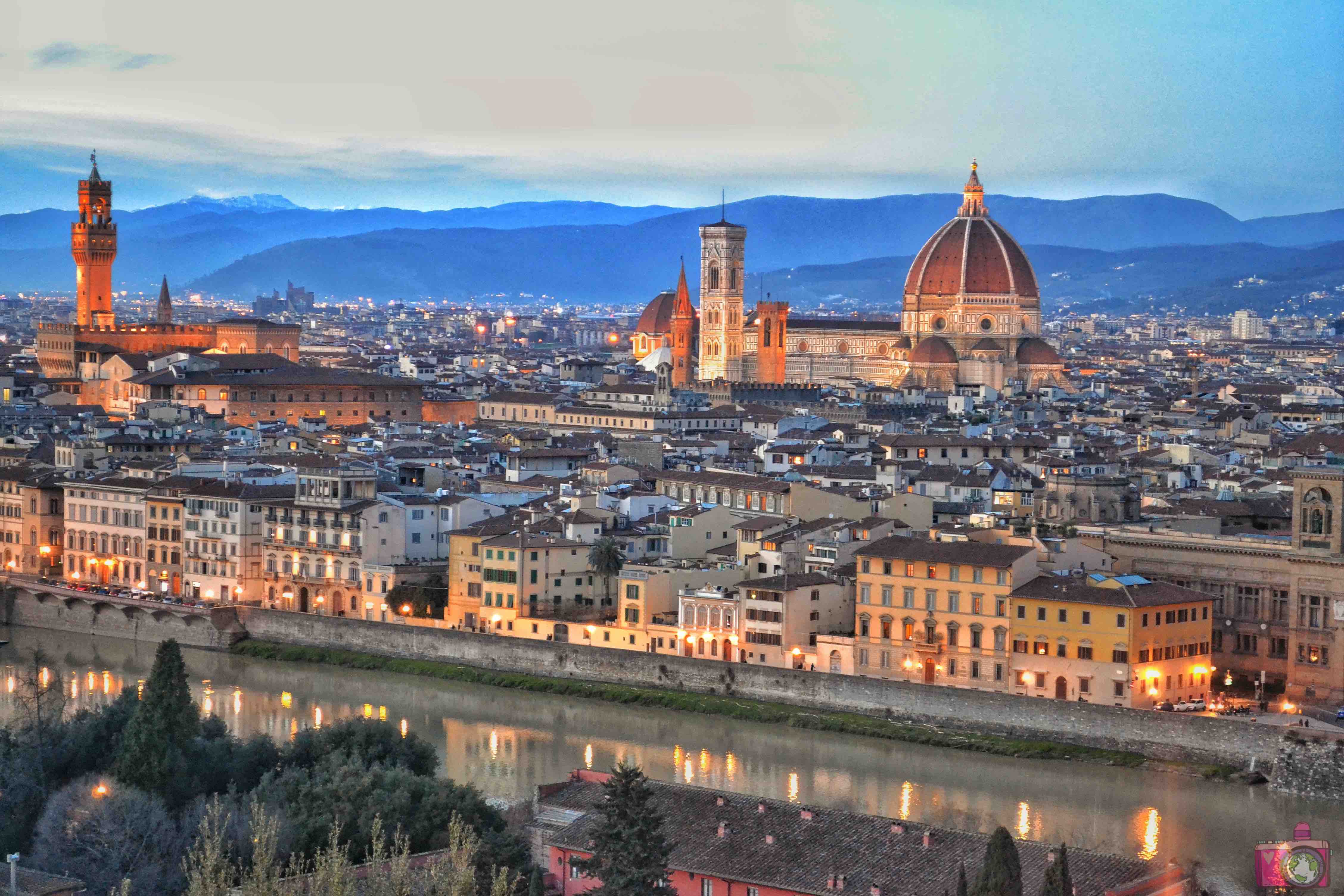 Piazzale Michelangelo Firenze al tramonto