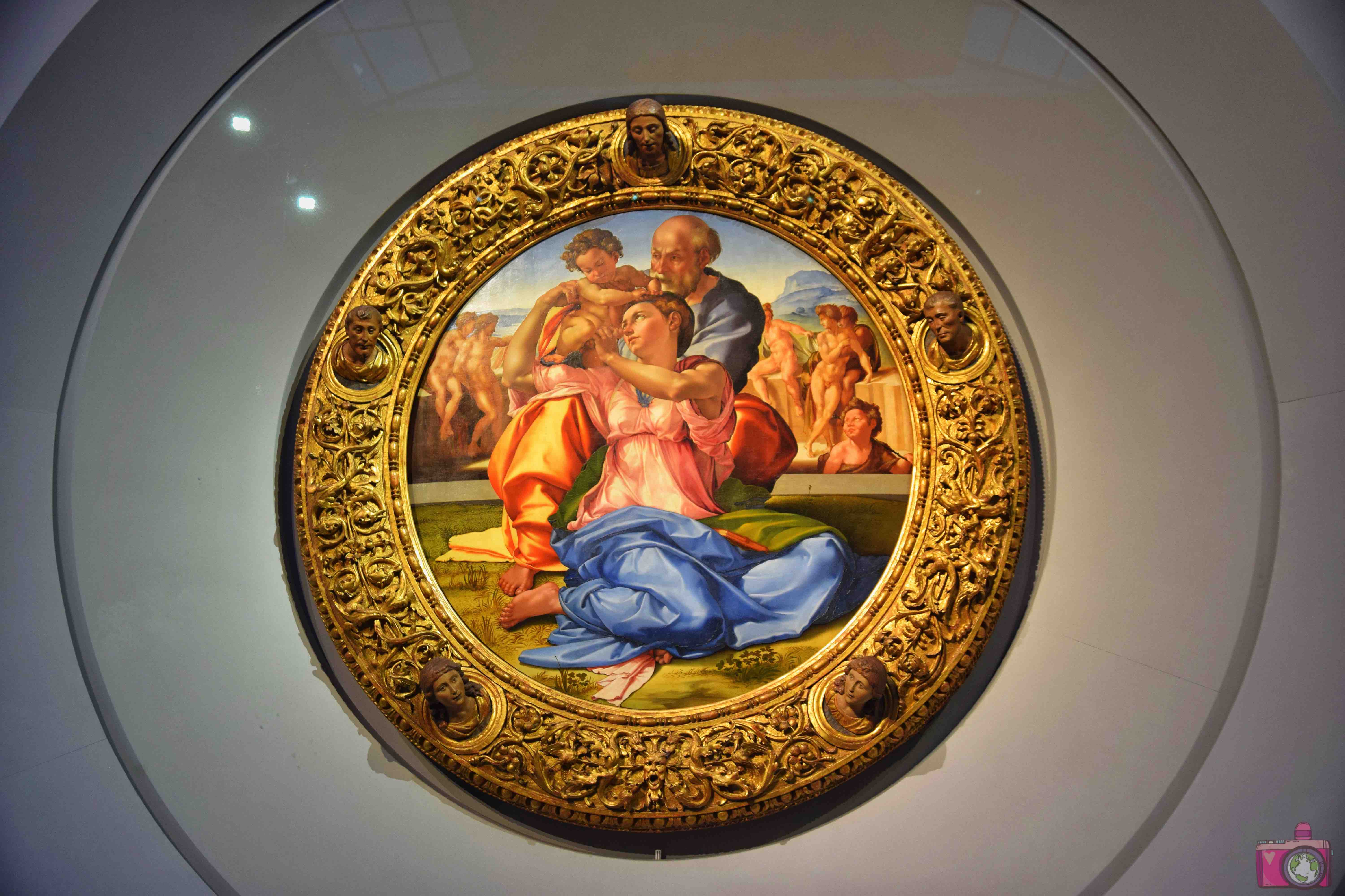 Gallerie degli Uffizi Tondo Doni Michelangelo