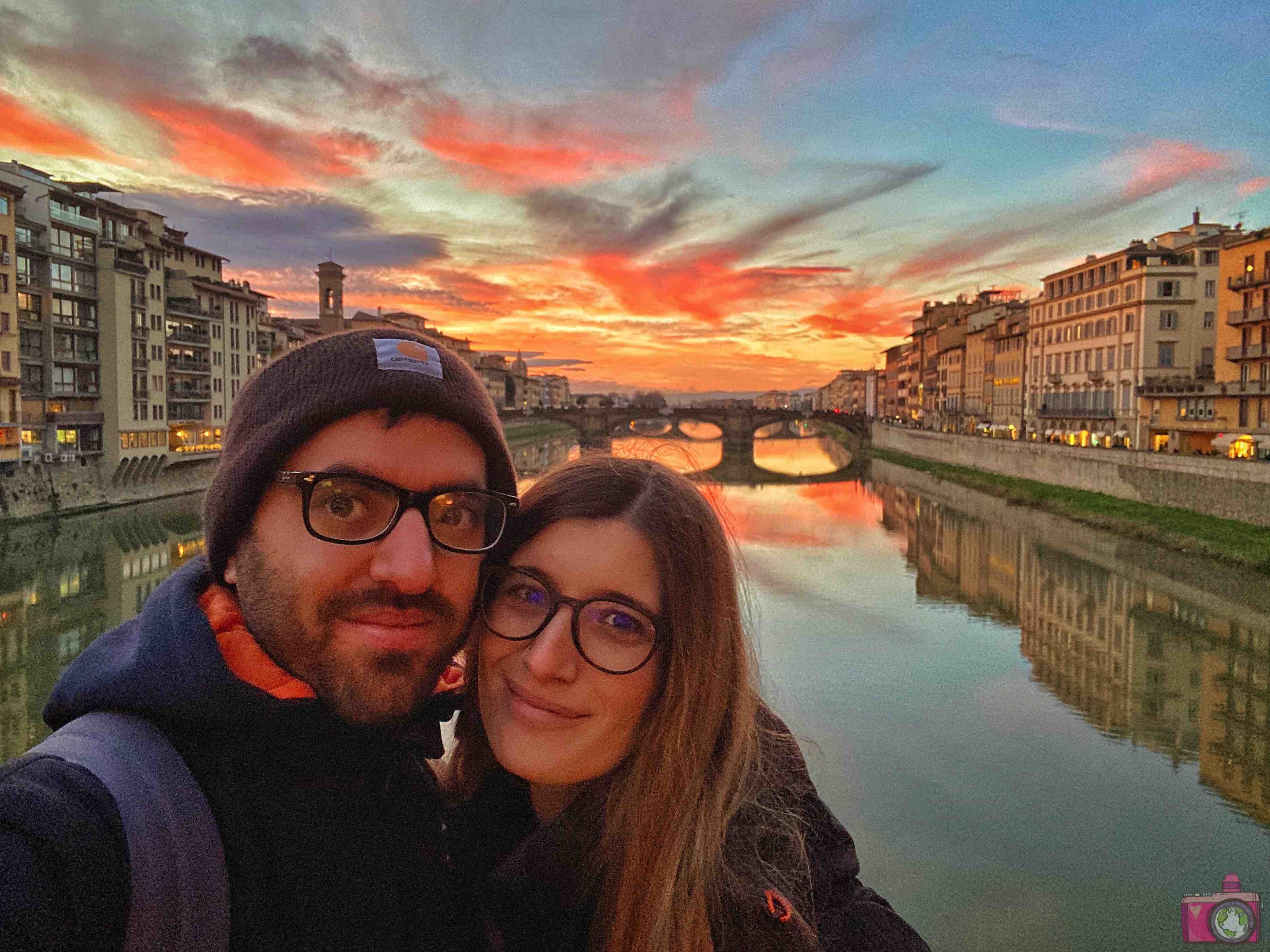 Ponte Vecchio al tramonto