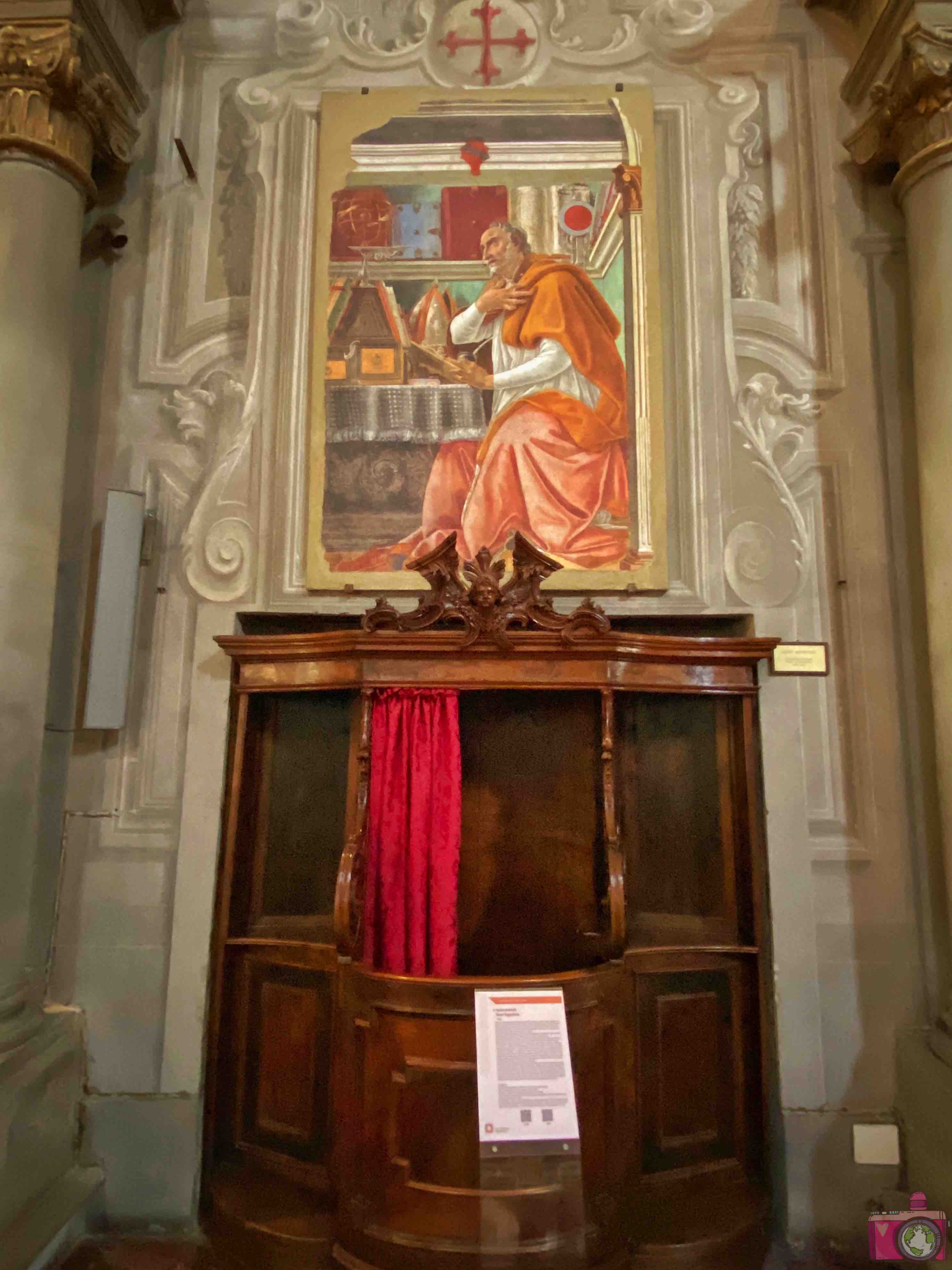 Chiesa di San Salvatore in Ognissanti Sant'Agostino Botticelli