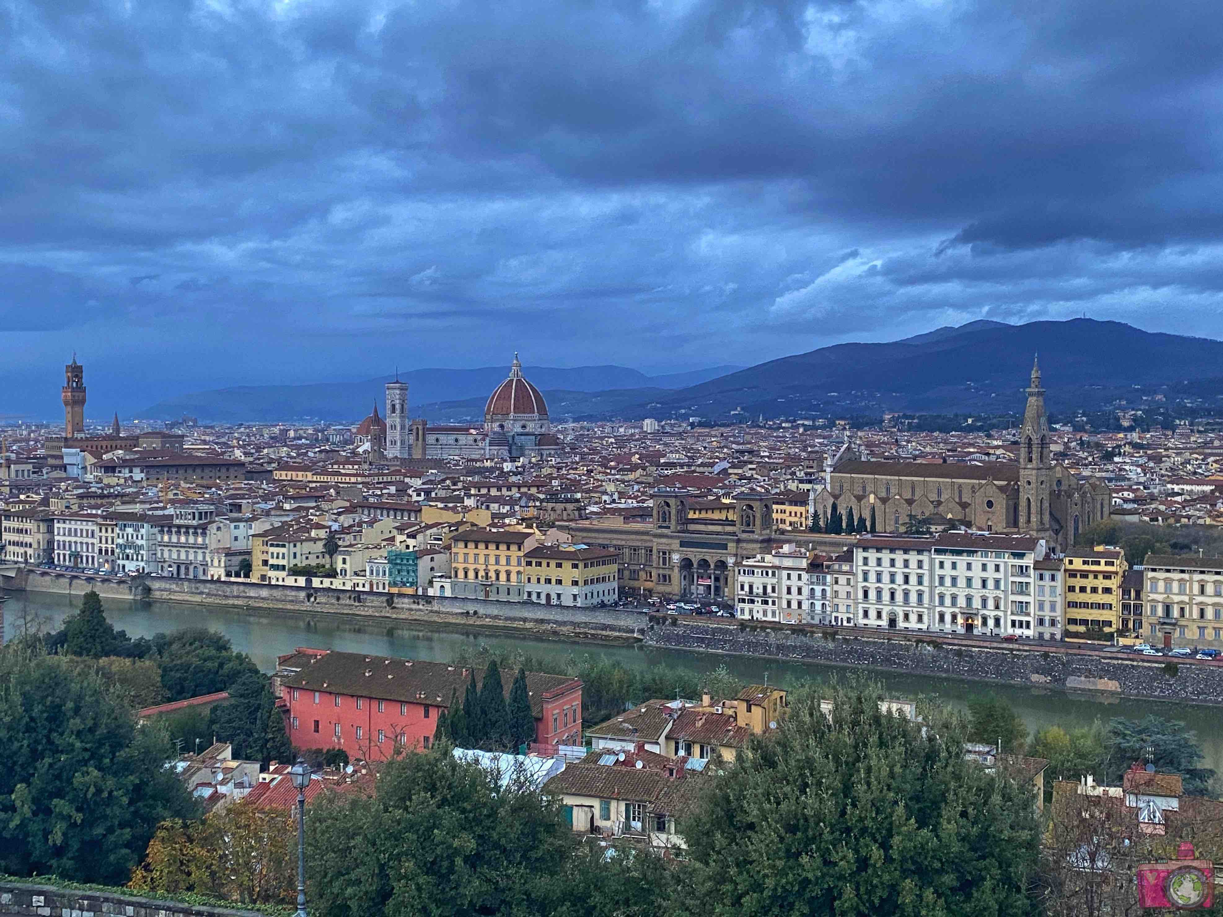 Piazzale Michelangelo Firenze al tramonto