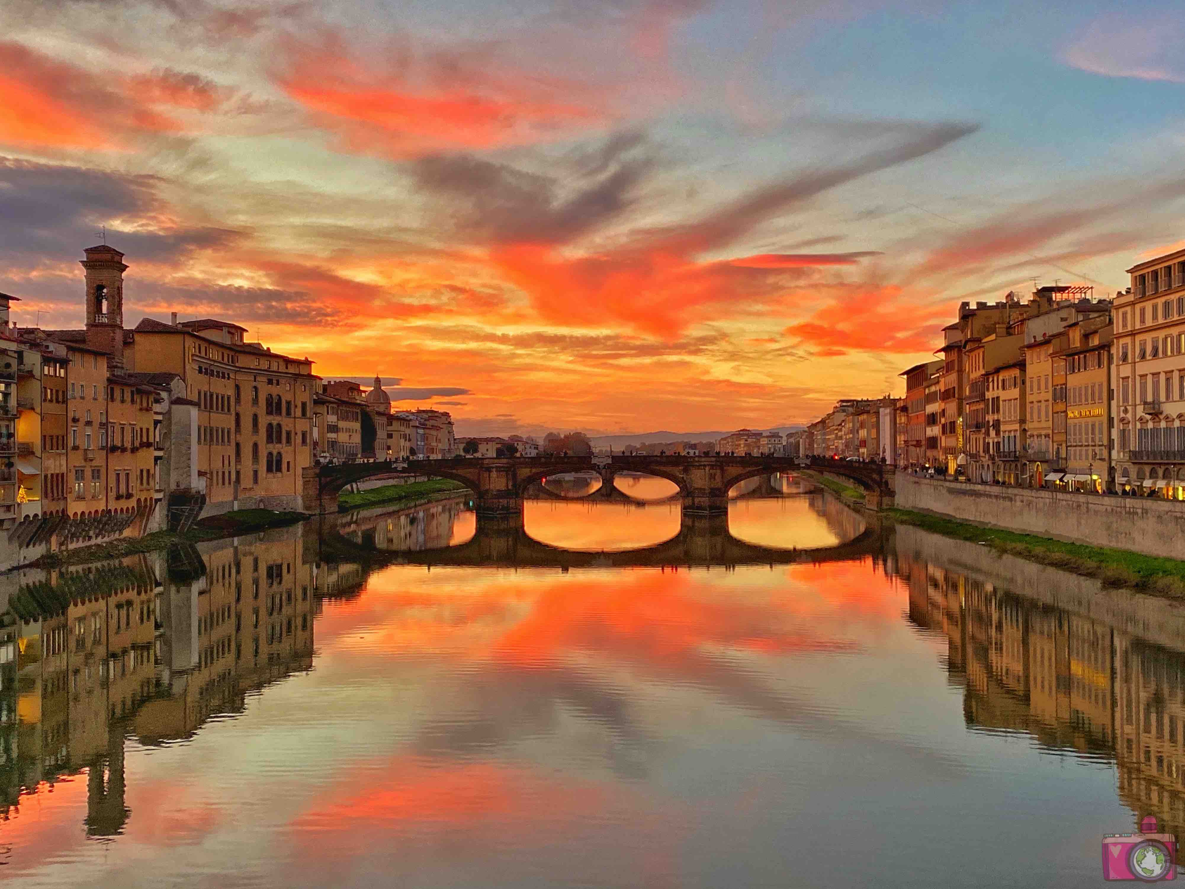 Ponte Vecchio al tramonto
