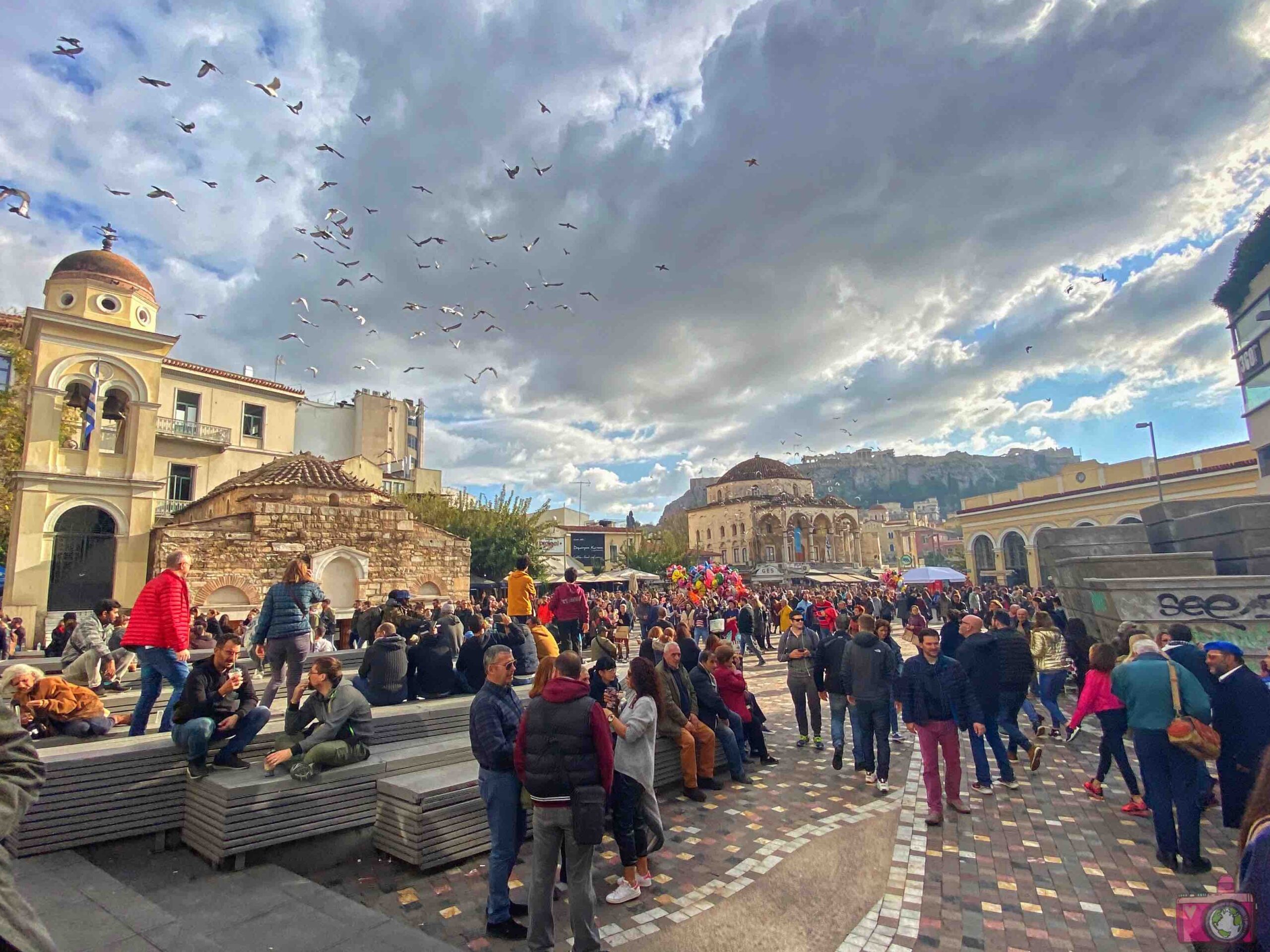 Visitare Atene Piazza Monastiraki