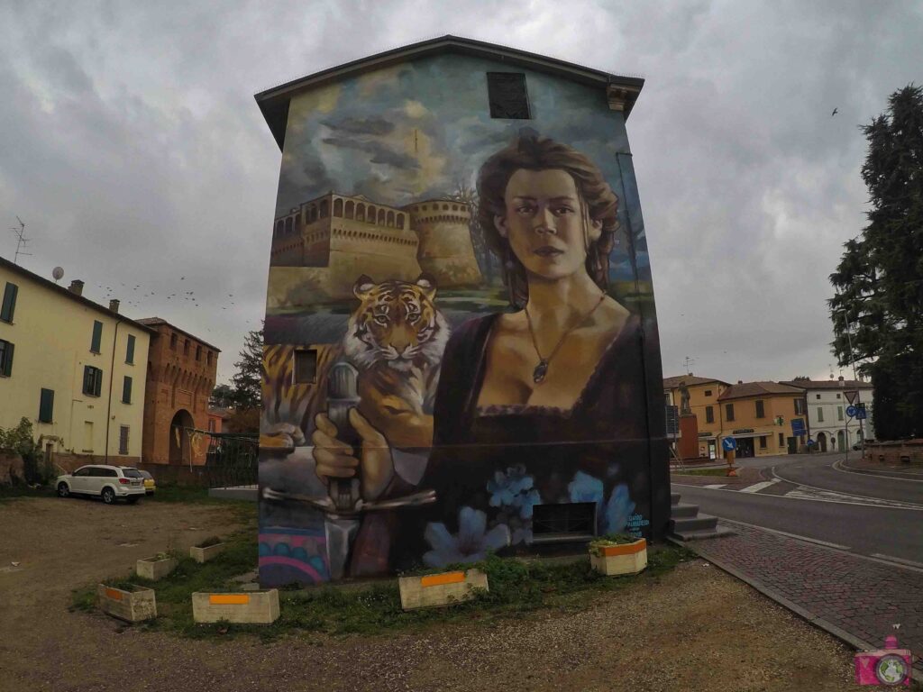 Murale Caterina Sforza Bagnara di Romagna