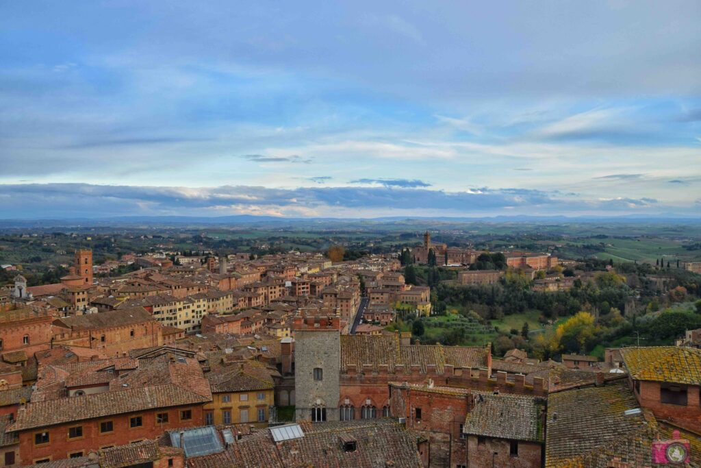 Panorama dal Facciatone Siena