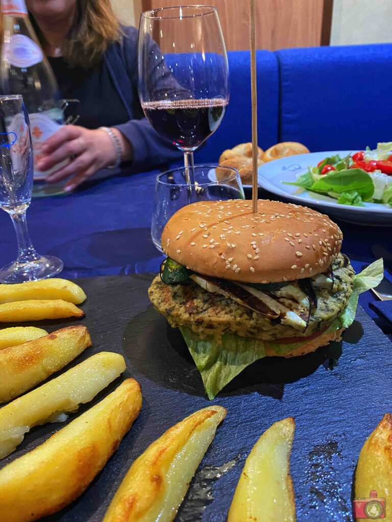 Ristorante à la carte Moby Corse burger vegetale