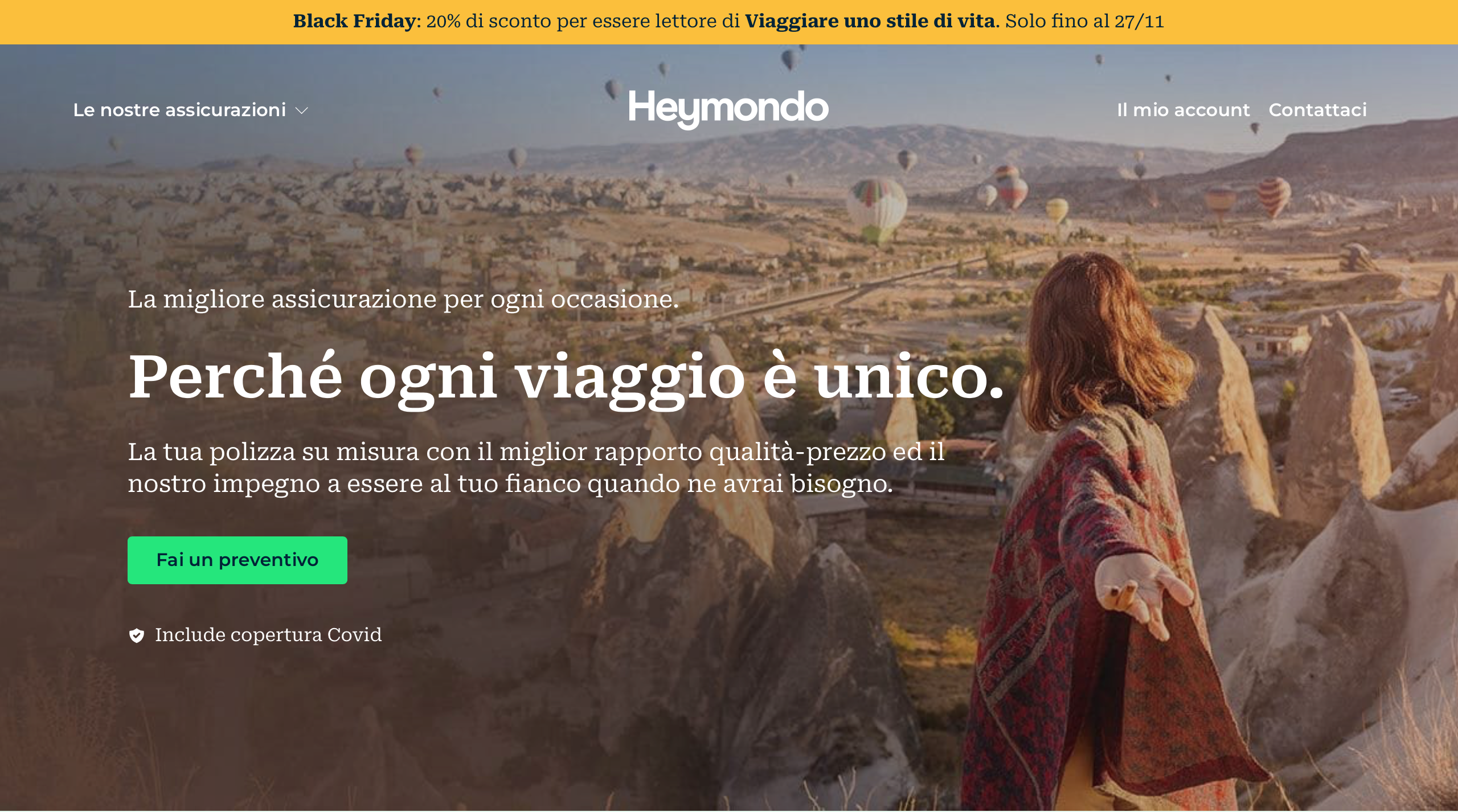 Assicurazione di viaggio scontata