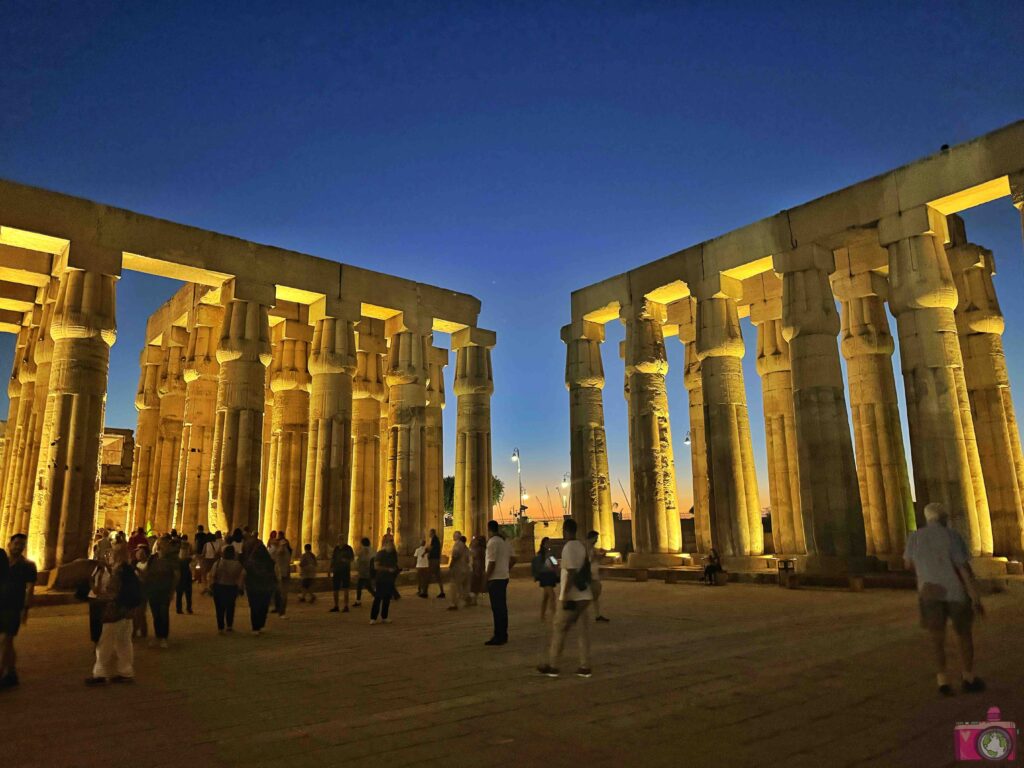 Tempio di Luxor al tramonto