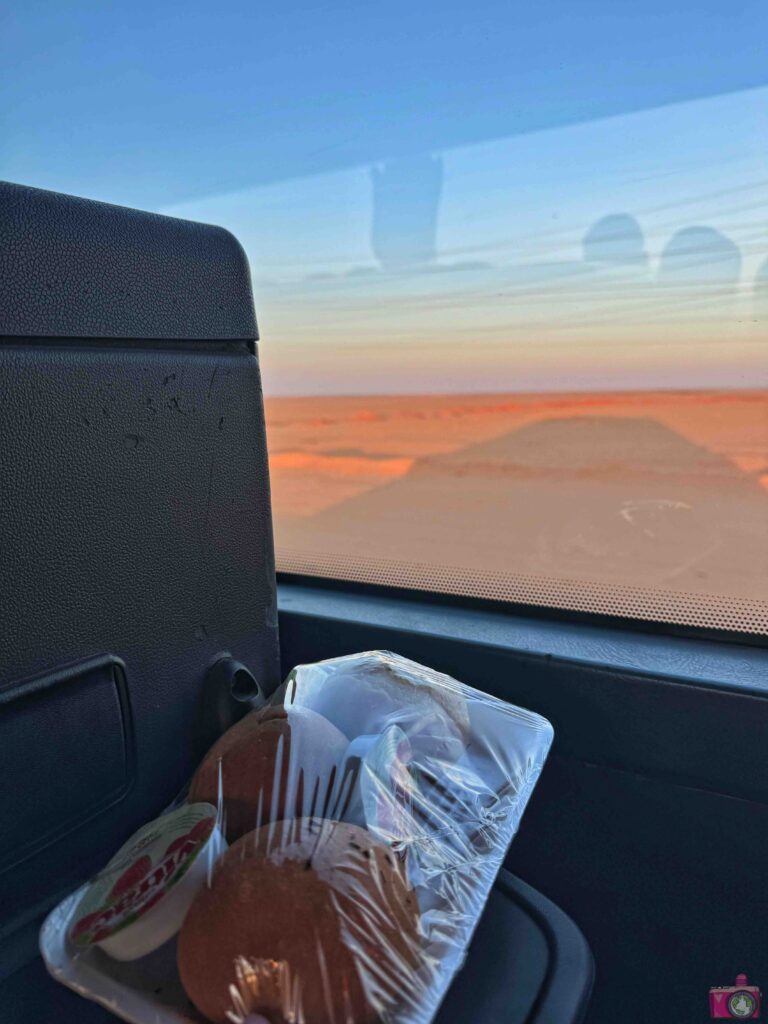 Colazione al sacco verso Abu Simbel