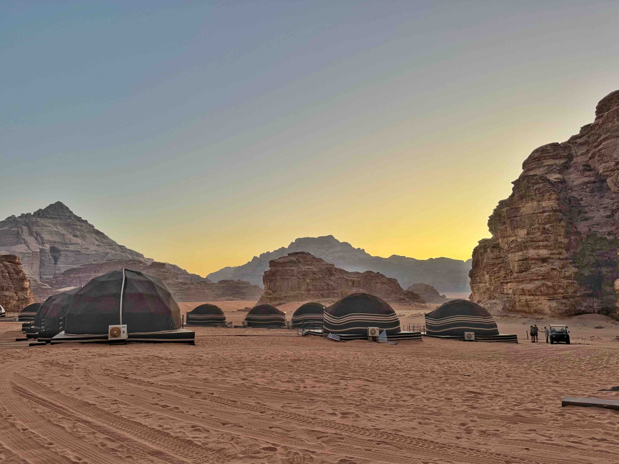 Dormire nel deserto del Wadi Rum