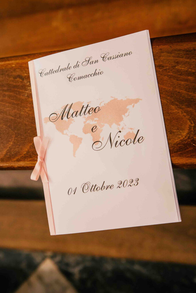 Libretto messa matrimonio a tema viaggio