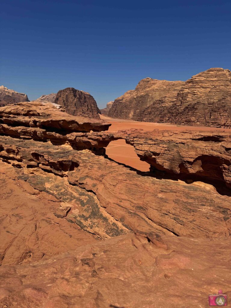 Little bridge ponte di roccia Wadi Rum