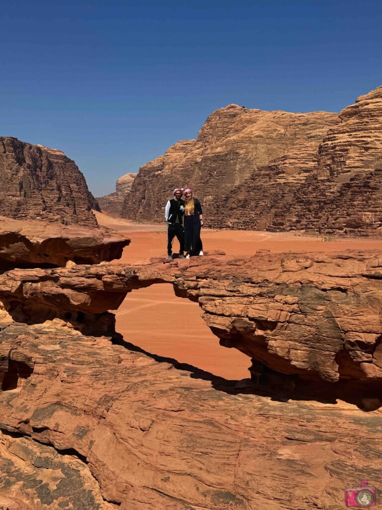 Little bridge ponte di roccia Wadi Rum