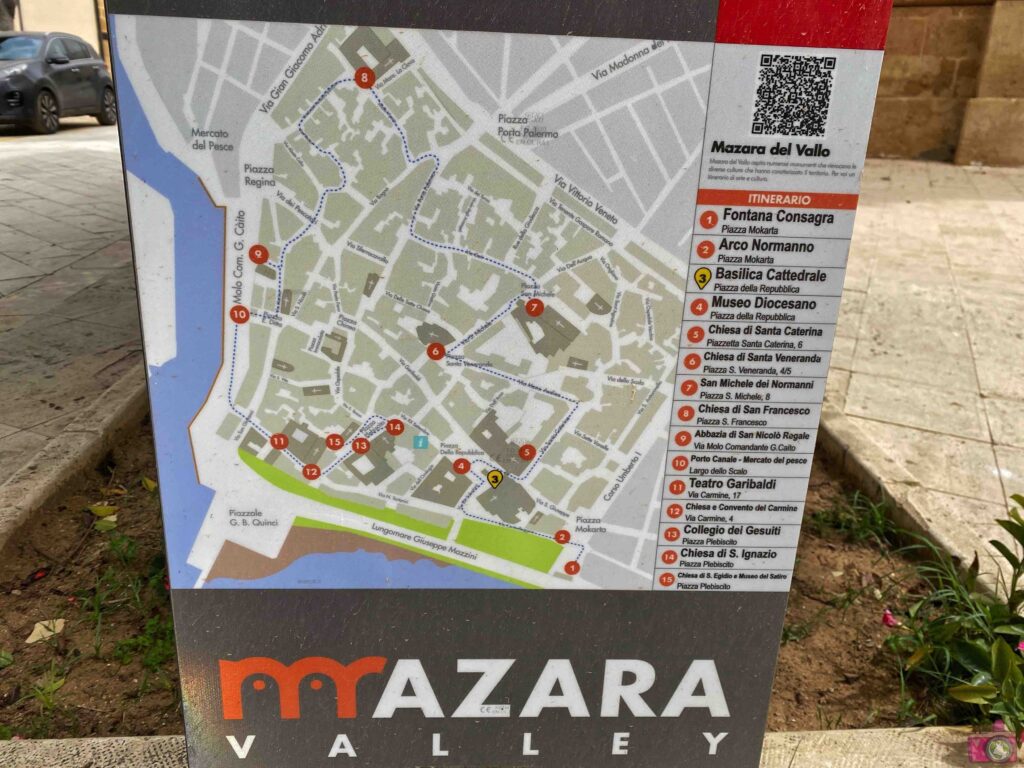 Mazara del Vallo itinerario a piedi