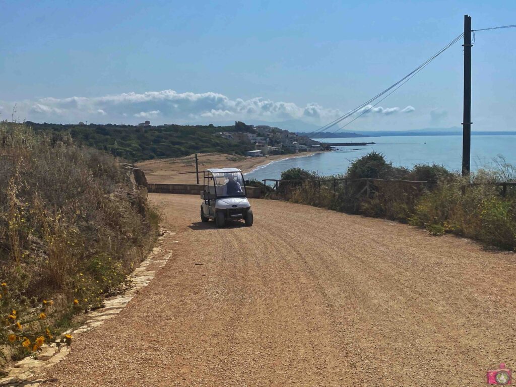 Golf car navetta Selinunte