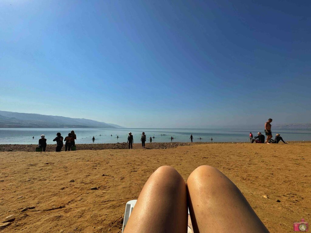 Spiaggia nel Mar Morto