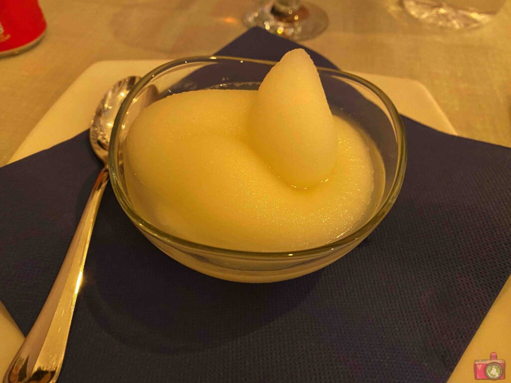 Granita al limone Trattoria du Lantirneri